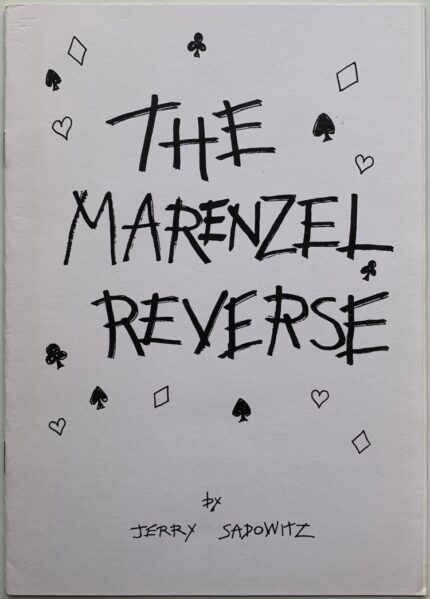 [Ebook]The Marenzel Reverse by Jerry Sadowitz