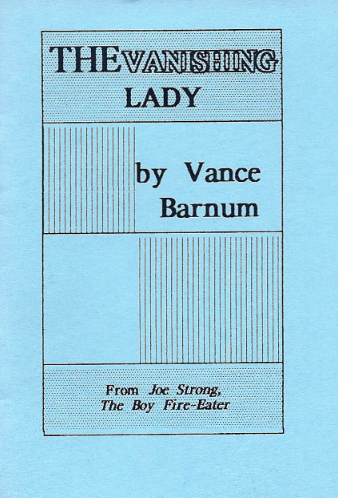 [Ebook]-The Vanishing Lady by Vance Barnum